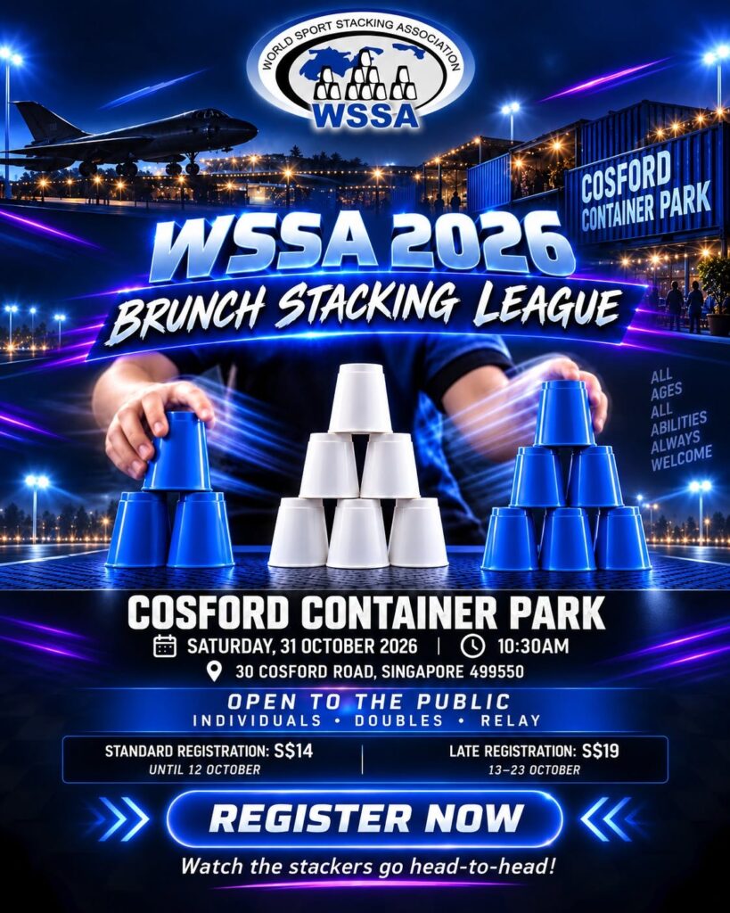 WSSA Cup stacking chhallenge cosforrd conntainer park